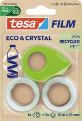 Tesa ECO CRYSTAL 2 Rollen 10mX19mm