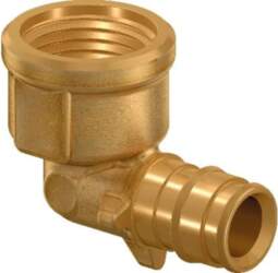 Uponor QE elbow with internal thread