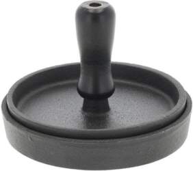 Vilde Cast iron burger press 12