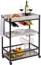 Wenko RUSTICO kitchen trolley  three-level shelf