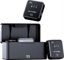 Wireless Microphone BlitzWolf  BW-SX63  1000mAh (black)