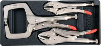 YATO LOCK GRIP PLIERS 3PCS SET