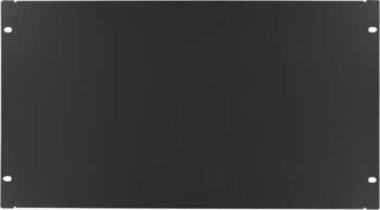 6U 19" SCREW TYPE BLANK PANEL