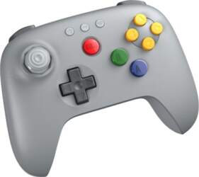 8BitDo 64 Bluetooth peliohjain harmaa Switch