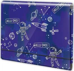 A4 foldable folder with elastic band