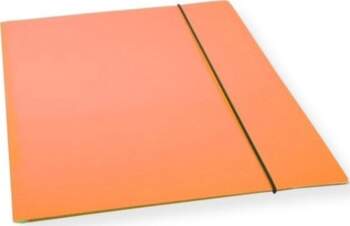 A4 folder with elastic band  orange
