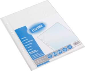A5 clear sheets for Bantex documents