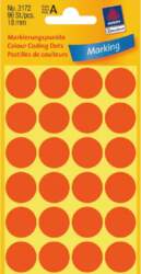 Avery Colour Coding Dots  Neon 3172