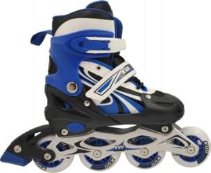 Children`s Adjustable Blue Solid Roller Skates