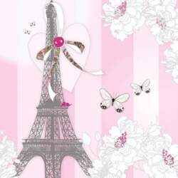 Clear Creation Pass Swarovski square Eiffel