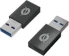 CONCEPTRONIC Adapter USB3.0- USB-C 2er-Pack