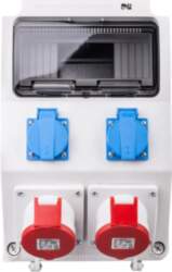 Construction switchgear 9 moduls 2x2P+with 2x5P/16A