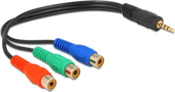Delock Cable 3 x RCA female