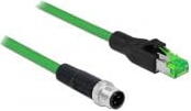 Delock Network cable M12 4 pin