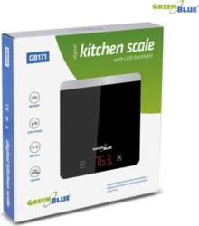 Digital kitchen scale with LED backlight