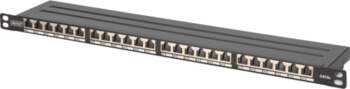 DIGITUS patch panel 0.5U 24-port