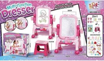 Dressing table with equipment and a