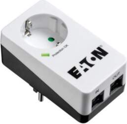 Eaton socket switch with telephone plug