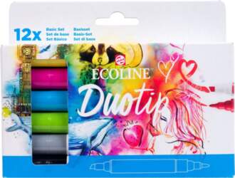 EcoLine Ecoline Duotip marker set Basic