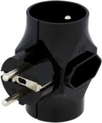 Elgotech Plug splitter 2-sockets w/u +