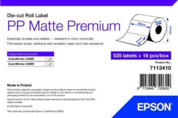 Epson 7113410 printer label White Self-adhesive