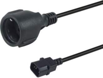Equip Stromkabel C14 -CEE 7/3 St/Bu