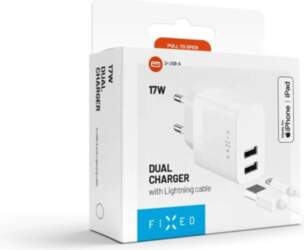 FIXED mains charger set with 2xUSB