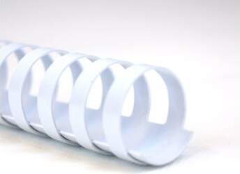 GBC Spiralė įrišimui 12mm balta (100vnt