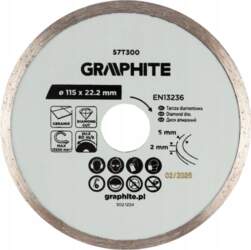 Graphite Full diamond cutting disc 115