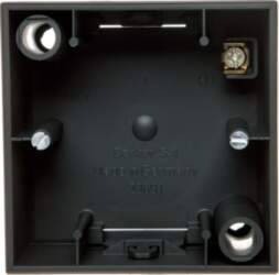 Hager Surface-mounted tin single anthracite matt