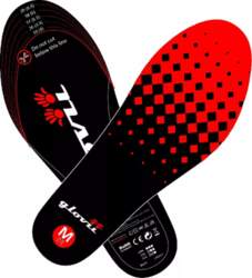 Heated insoles with remote control  size: