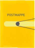 Herlitz Gummizugmappe A4 PP Postmappe transparent