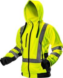 High-visibility work jacket yellow size L