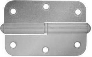 HINGE 6511L/ZDM 95X66MM RIGHT YELLOW ZIN