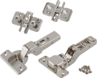 HINGE HALF CLIP SOFT CLOSE D35