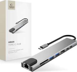 HUB USB Tech-Protect HB09 Hub adapter
