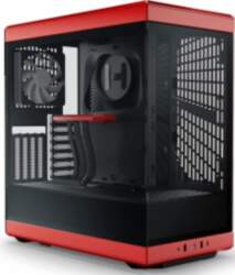 HYTE Y40 tower case (red/black tempered