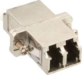 InLine Duplex LC/LC  MultiMode  with flange
