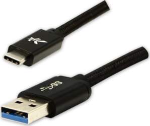 Kabel USB Logo USB-A - USB-C