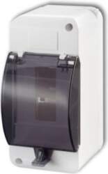 Karlik 3-module fuse housing with flap