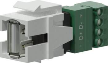 KEYSTONE ADAPTER USB 2. 0 A-4-PIN