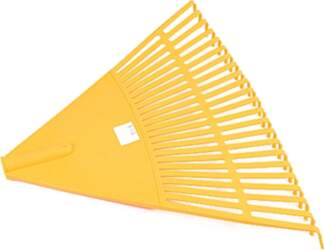 Leaf rake  plastic  23 branches  without
