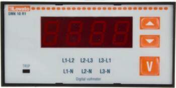 Lovato Electric Voltmeter 3 Phase Digital
