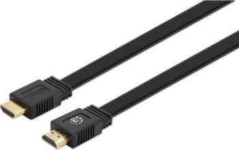 Manhattan HDMI Cable with Ethernet (Flat)