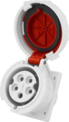 Mennekes straight panel socket 32A 5p