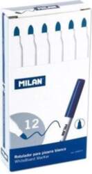Milan Whiteboard marker  thin  black (12