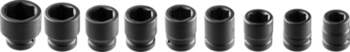 Neo Set of 6-point impact sockets