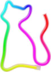 Neon LED RGB CAT FLRN03 +
