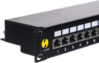 Netrack patchpanel 19`` 24 ports cat