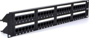 NetRack Patchpanel 48 portowy kat. 6